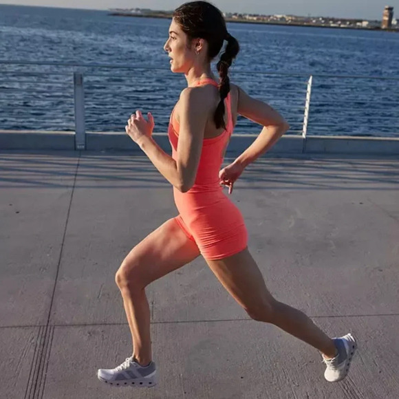 FP Movement Every Single Time Runsie Women’s Coral XS/S NWT - Picture 3 of 6